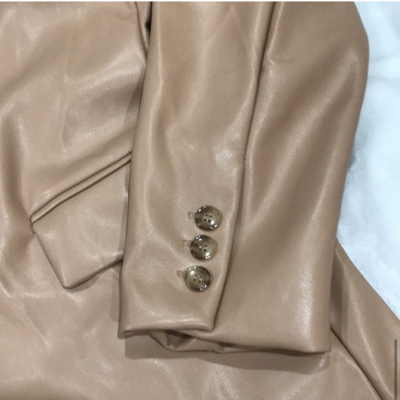 Joie faux leather blazer women’s size XL/TG - Picture 11 of 16